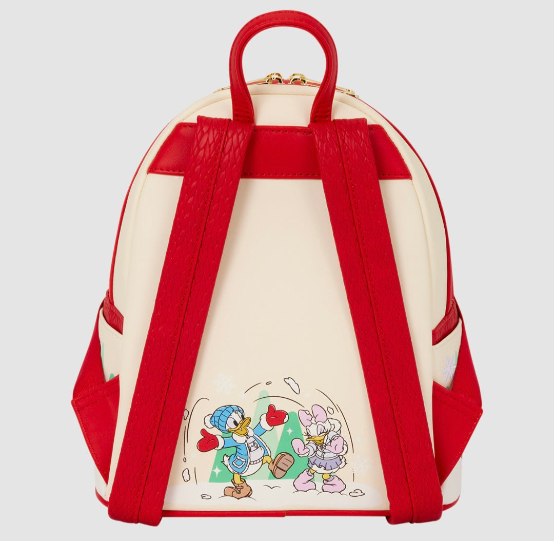 Loungefly - Mickey & Friends Holiday Ice Skating Mini Backpack