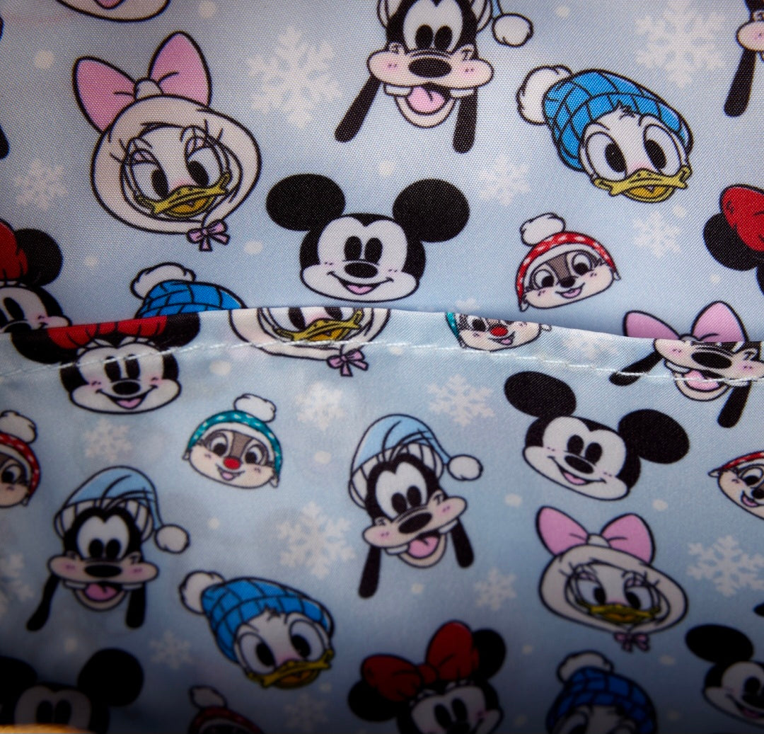 Loungefly - Mickey & Friends Holiday Ice Skating Mini Backpack
