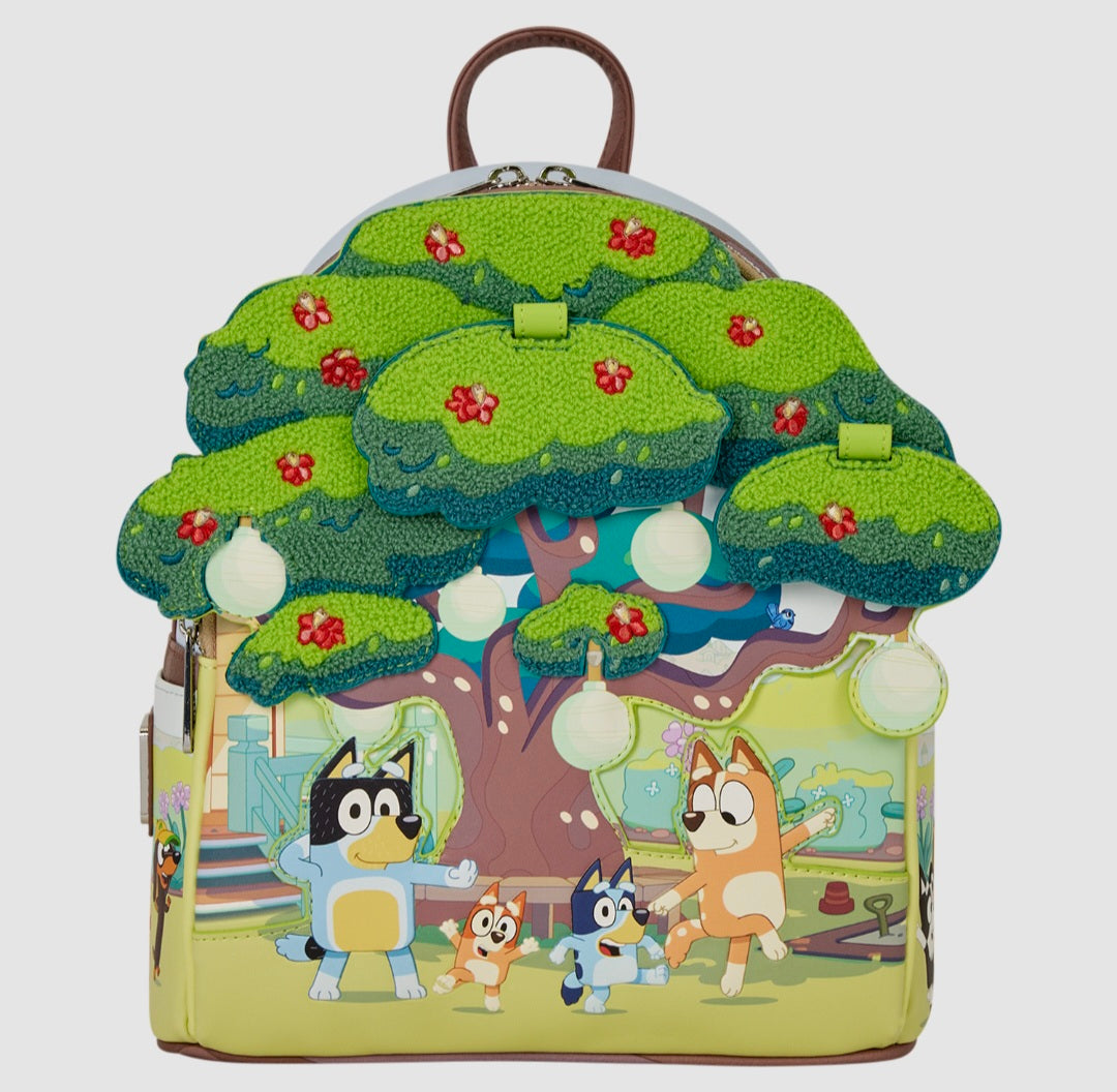 Loungefly - Bluey's Backyard Light-Up Mini Backpack  PRE-ORDER