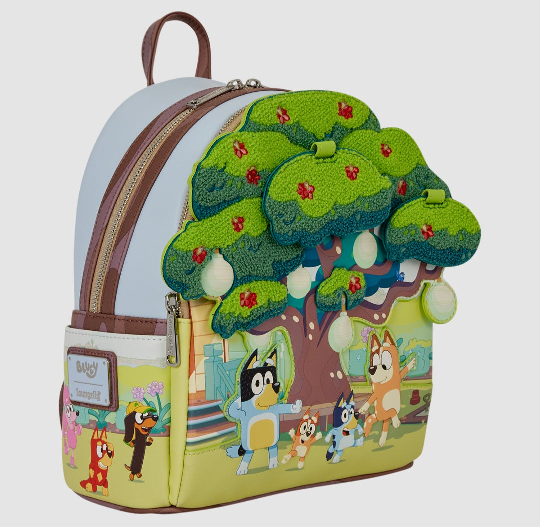Loungefly - Bluey's Backyard Light-Up Mini Backpack  PRE-ORDER