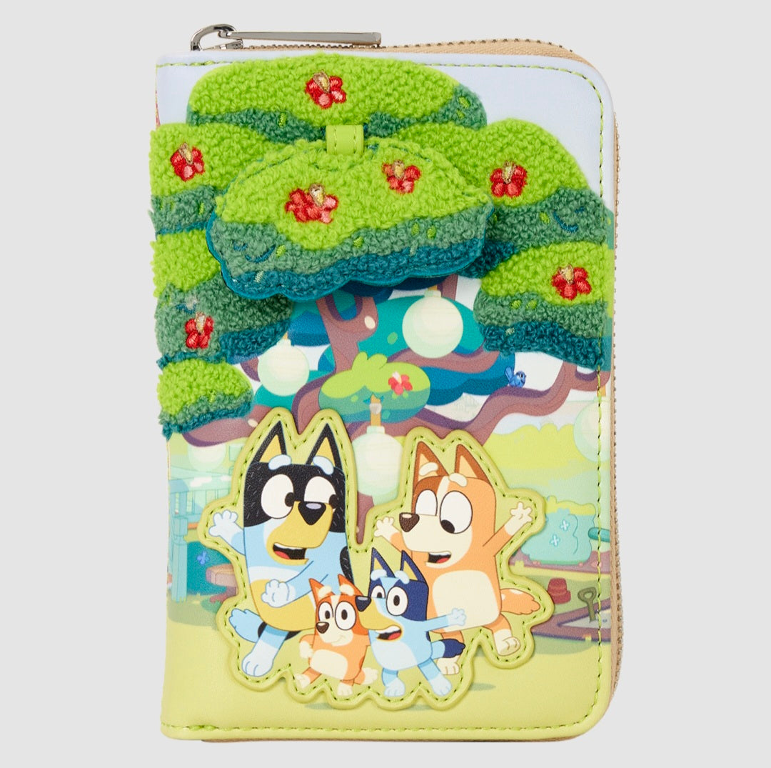 Loungefly - Bluey's Backyard Zip-Around Wallet  PRE-ORDER