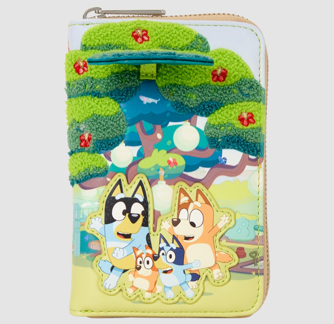 Loungefly - Bluey's Backyard Zip-Around Wallet  PRE-ORDER