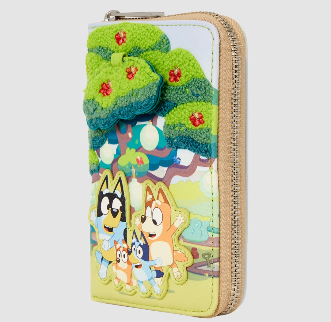 Loungefly - Bluey's Backyard Zip-Around Wallet  PRE-ORDER