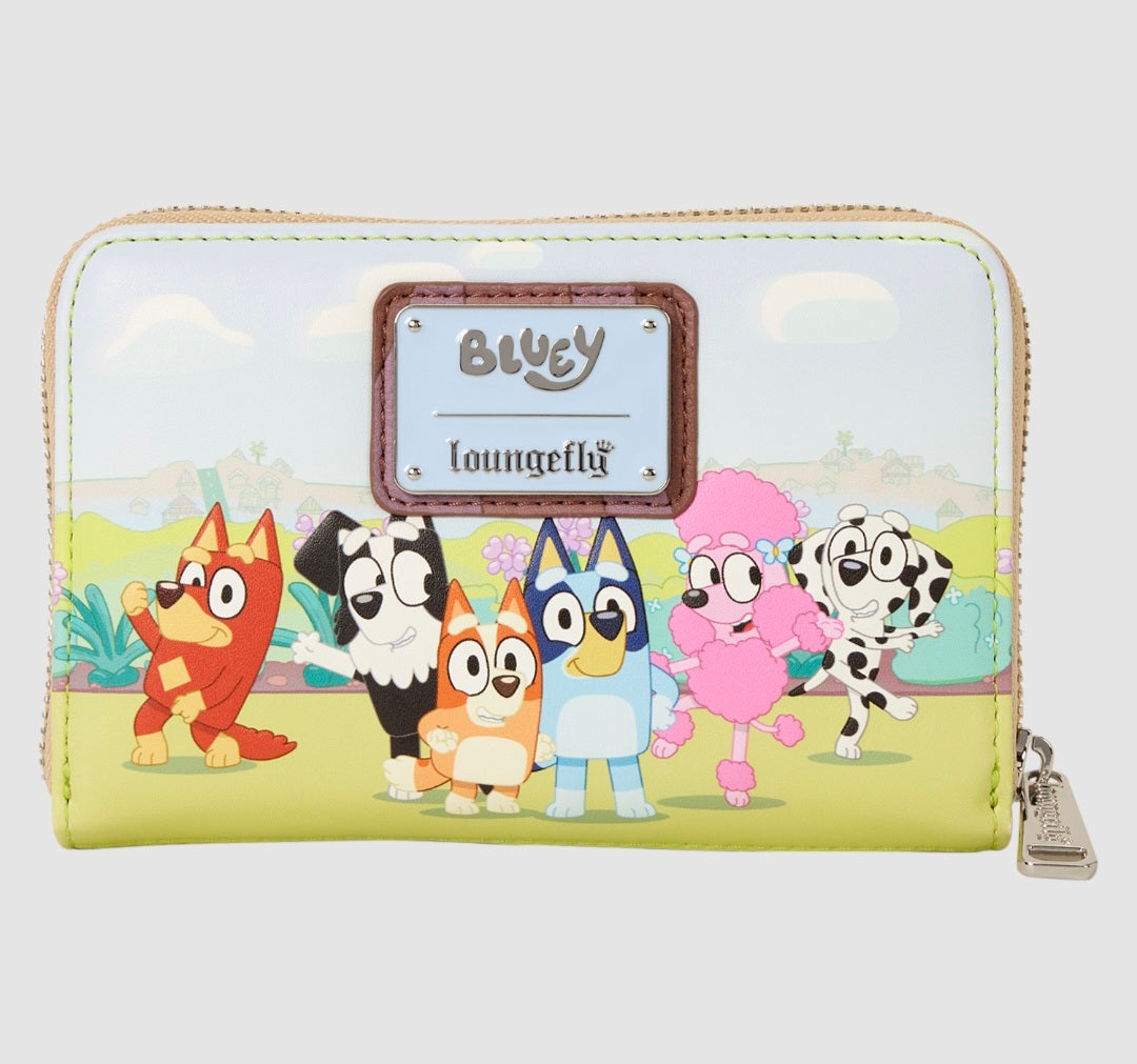 Loungefly - Bluey's Backyard Zip-Around Wallet  PRE-ORDER