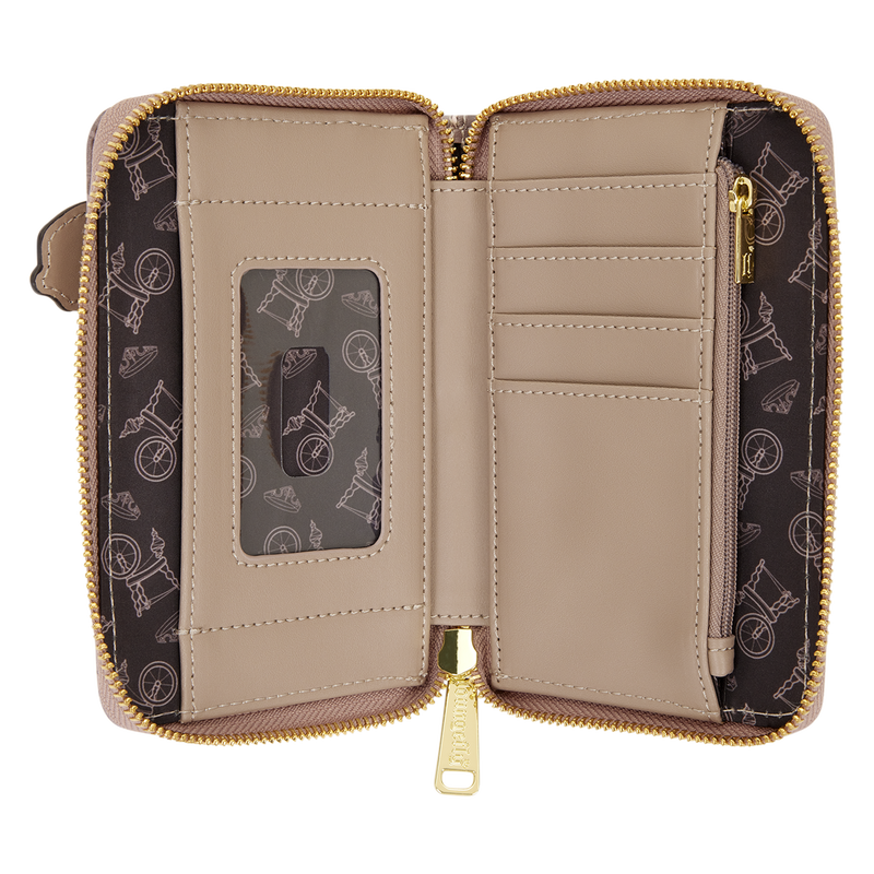 Loungefly - Sleeping Beauty & Maleficent Spinning Wheel Zip Around Wallet